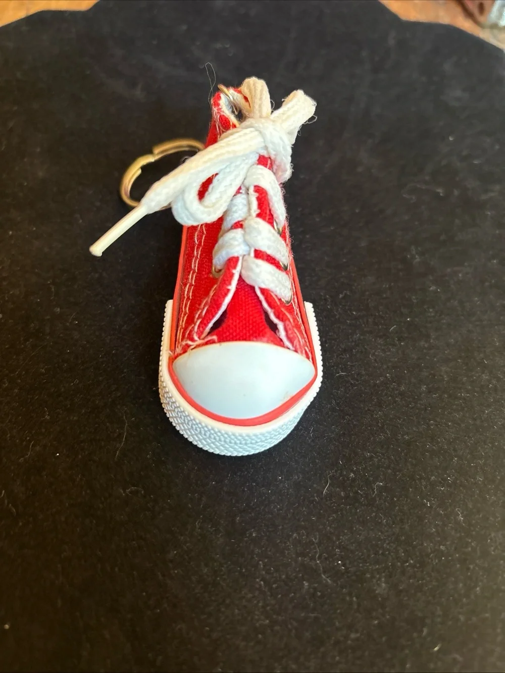 Red Mini Sneaker Keychain 3” shoe length